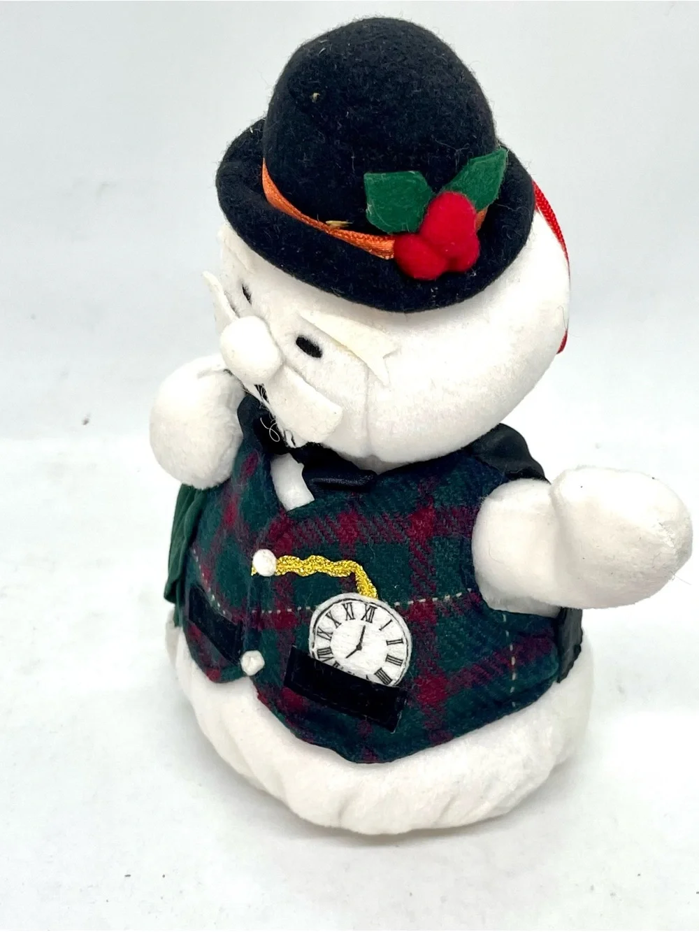 1999 CVS Stuffins Island of Misfit Toys Sam The Snowman Plush Ornament 7